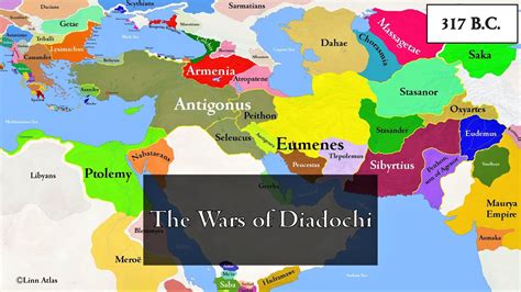 The Wars of the Diadochi : Interactive History ( with yearly captions ...