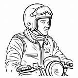 Motorcycle Helmet Coloring Page sketch template
