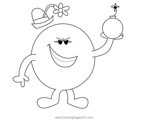 Little Miss Bossy Coloring Page for Kids - Free Mr. Men Printable Coloring Pages Online for Kids ...