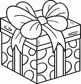 Birthday Gift Isolated Coloring Page For Kids 20447521 Vector Art At  sketch template