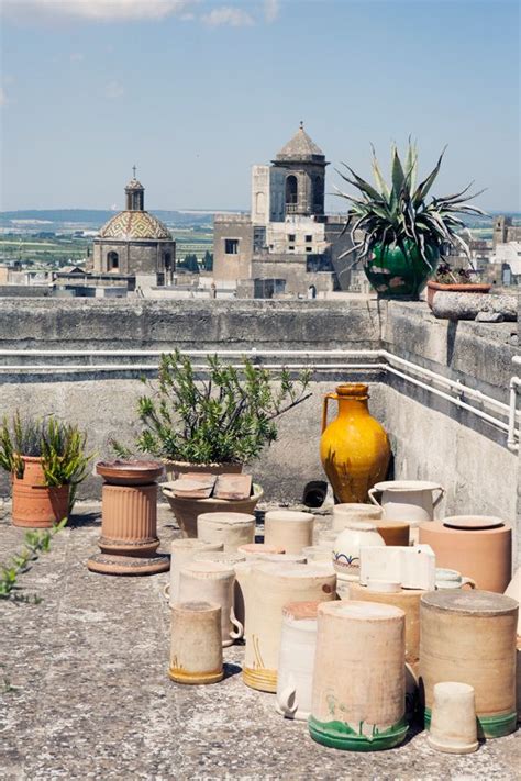 Grottaglie from the terrace of Mimmo Vestita Ceramics All photos ...