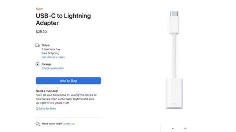 Apple Releases USB-C to Lightning Adapter for iPhone 15 and Shorter ...