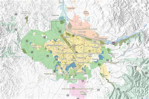 Portland Metro Area Map - Map Of Stoney Lake