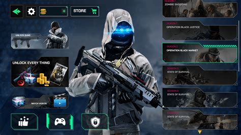 Fps Shooting game ui Sci fi :: Behance