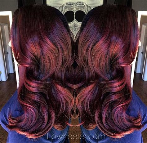 21 Amazing Dark Red Hair Color Ideas | StayGlam