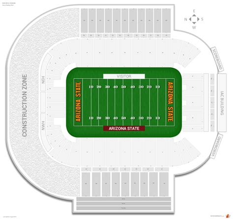 Sun Devil Stadium (Arizona State) Seating Guide - RateYourSeats.com