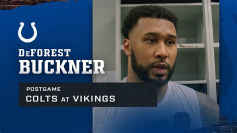 DeForest Buckner: Colts at Vikings Postgame