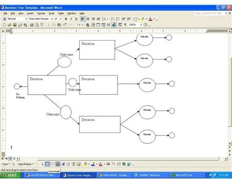 Download a Decision Tree Template for MS Word