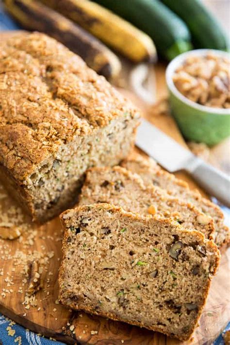 Zucchini Banana Bread • The Healthy Foodie