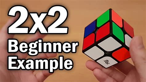 2x2 Rubik's Cube Beginner Method Example/Walkthrough Solve - YouTube