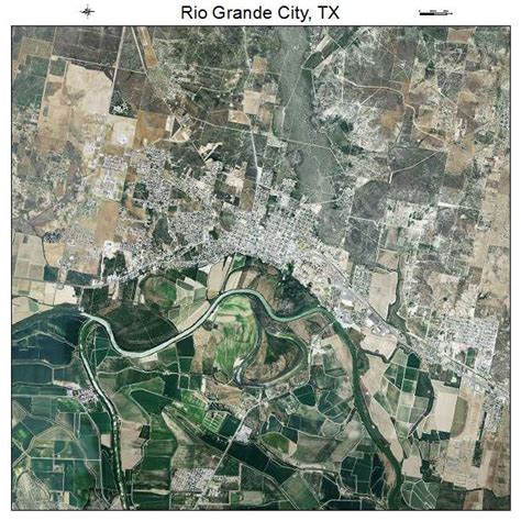 Aerial Photography Map of Rio Grande City, TX Texas