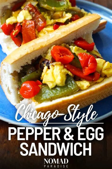 Hearty Pepper and Egg Sandwich Recipe (Chicago-Style)