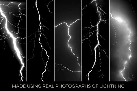 20 Photoshop Lightning Brushes - Design Cuts