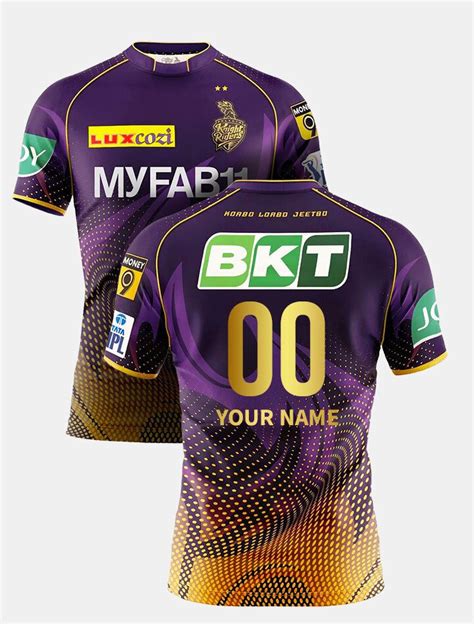 Buy KKR: Match Jersey 2023: Customised With Your Name By FanCode From Fancode Shop.