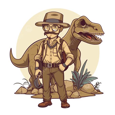 Paleontologist Hat Clipart Outline