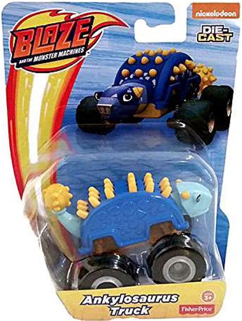 Fisher Price Blaze the Monster Machines Ankylosaurus Truck Diecast Car ...