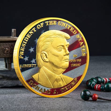 USA President Donald Trump Gold-plated commemorative coins | Etsy