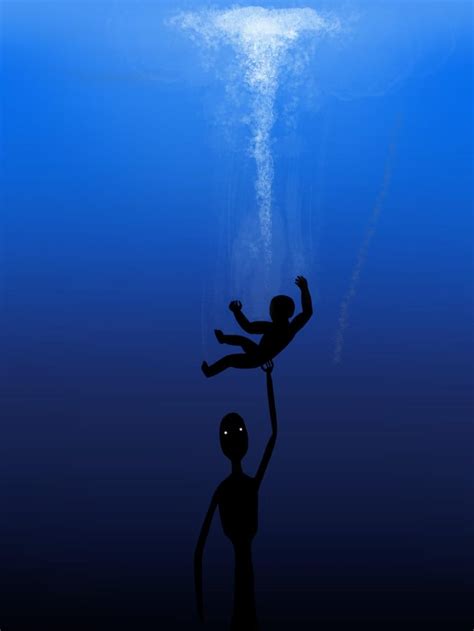 Decided to draw my fear of deep waters : r/thalassophobia