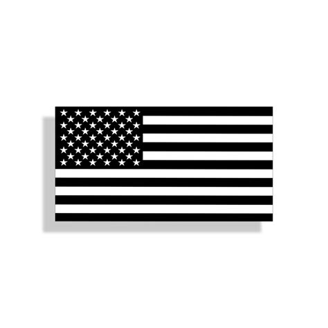 Black and White USA Flag Sticker American Patriotic Tablet - Etsy