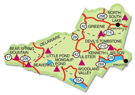 Catskill Park Campground Map - NYS Dept. of Environmental Conservation