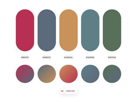 Dopely Colors #59 | Color palette design, Color, Color coding