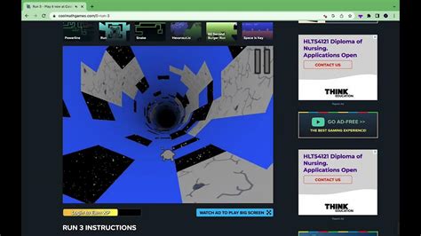 Coolmath Games Run 3 Levels 1-10 - YouTube