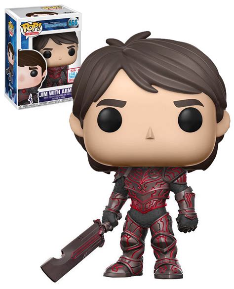 Funko Pop! Television Trollhunters #466 Jim With Armor - Funko 2017 NYCC Limited Edition - New, Mint