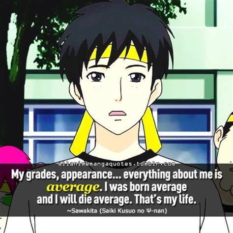 The Disastrous Life of Saiki K | Anime quotes, Saiki, Manga quotes