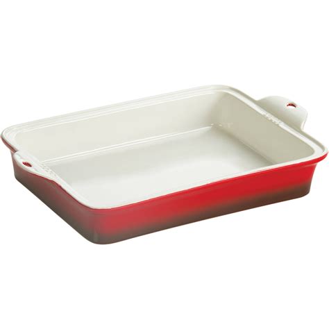 Lodge 9" x 13" Stoneware Baking Dish Red, STW13RCT43 - Walmart.com