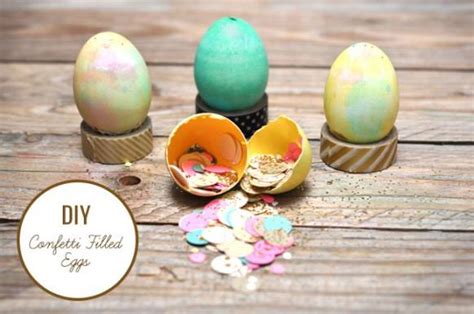 DIY: Confetti Filled Eggs - Weddbook