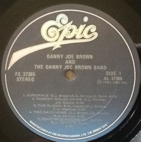 The Danny Joe Brown Band – 1981 Original – Vinyl Pursuit Inc