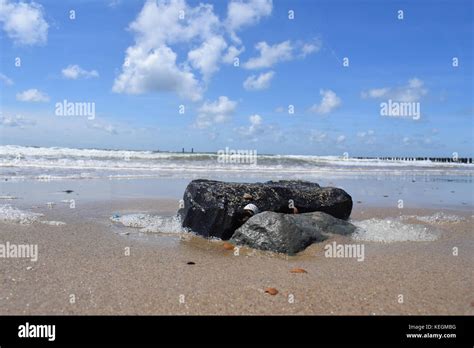 Vlissingen beach background in the netherlands Stock Photo - Alamy