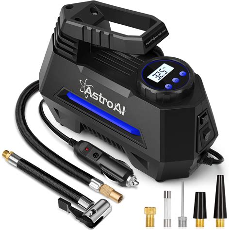 AstroAI Tire Inflator Portable Air Compressor Air Pump for Car Tires - Car Accessories, 12V DC ...