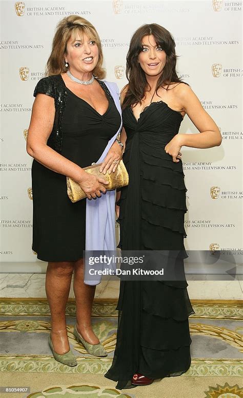 Claudia Winkleman and mother Eve Pollard arrive to the British... News ...