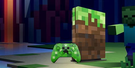 Xbox One S Minecraft Limited Edition - Tactile