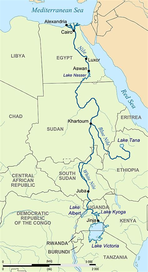 Major Rivers Of The Middle East - WorldAtlas