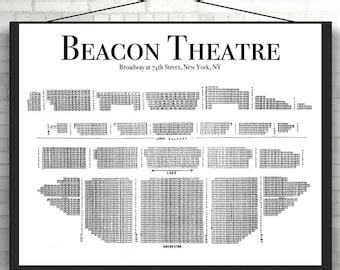 Broadway Seating Chart - Etsy