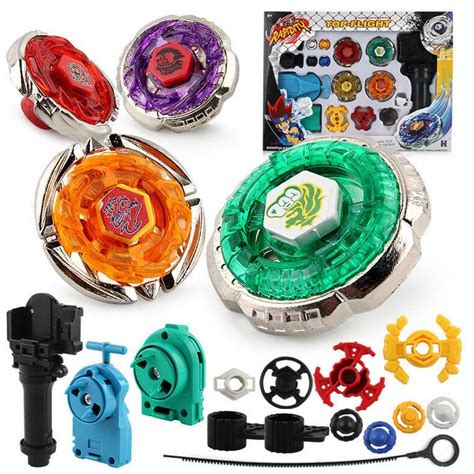 4D Beyblade Set Fusion Top Metal Masters Rapidity Fight Launcher Gyro Game Toy Toys & Games TV ...