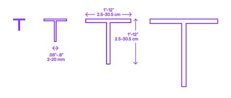 Steel Beam T-Section (T-Bar) Dimensions Drawings, 52% OFF