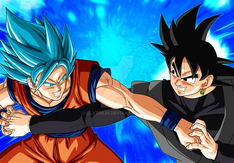 DragonBallSuper Goku VS Black by ElvtrKai on DeviantArt