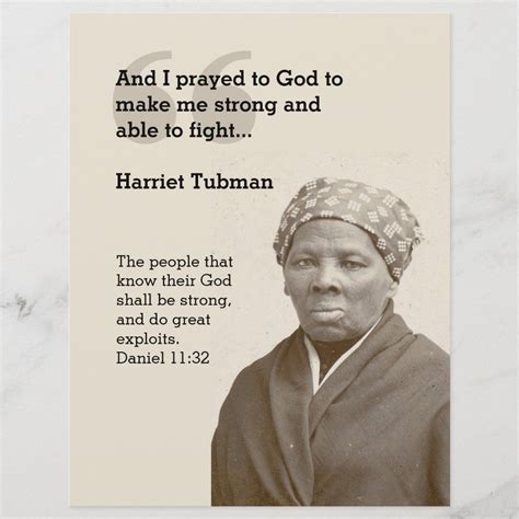 Harriet Tubman Quotes About God - Evey Oneida