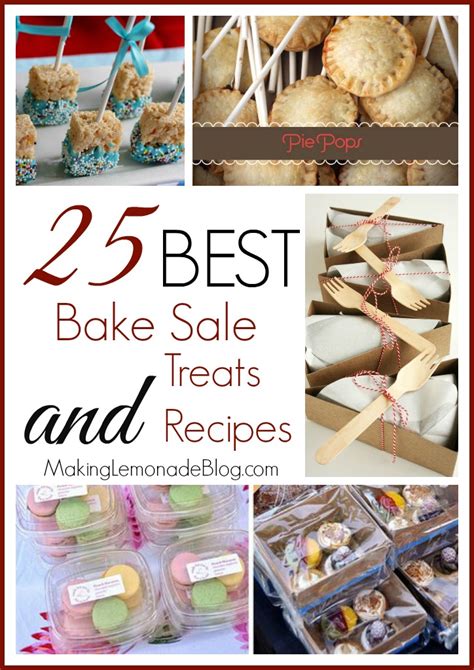 25 BEST Bake Sale Treats and Recipes