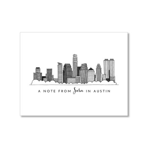 "AUSTIN" Skyline – LOinLONDON®