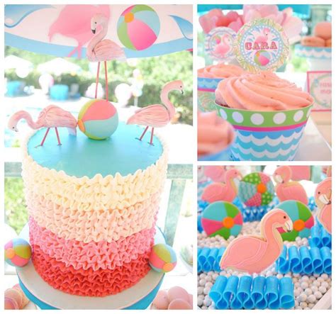 Flamingo Pool Party | Flamingo pool parties, Pool party cakes, Pool party