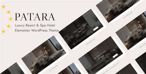 Download Patara - Luxury Resort & Spa Hotel Elementor WordPress Theme Nulled