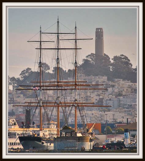 Balclutha Clipper ship and Coit Tower.. | A Scene from San F… | Flickr