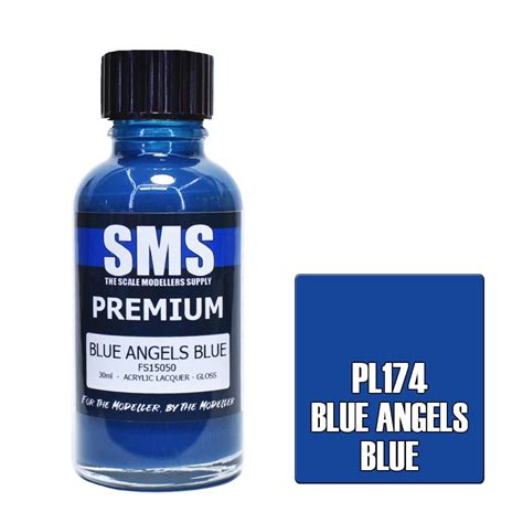 SMS PL174 BLUE ANGELS BLUE FS15050 PREMIUM ACRYLIC LAQUER GLOSS PAINT 30ML – SIK Hobbies WA