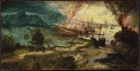 Landscape with Burning City | Museum of Fine Arts, Boston