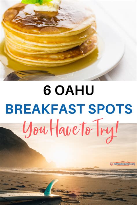 6 Must-Try Breakfast Spots in Oahu | Hawaii food, Oahu, Breakfast spot