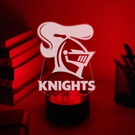 NEWCASTLE KNIGHTS NEW LOGO FOOTBALL NRL 3D NIGHT LIGHTS – Eyes Of The World